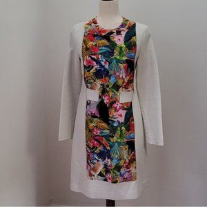 Alturazzura leather and silk dress